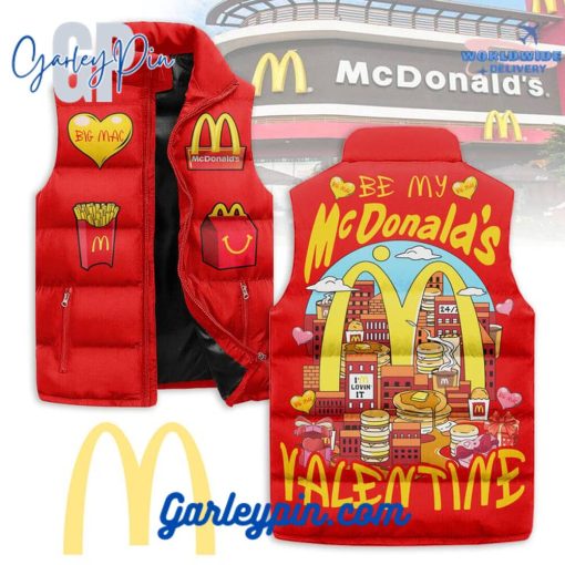 Be My McDonald’s Sleeveless Puffer Jacket