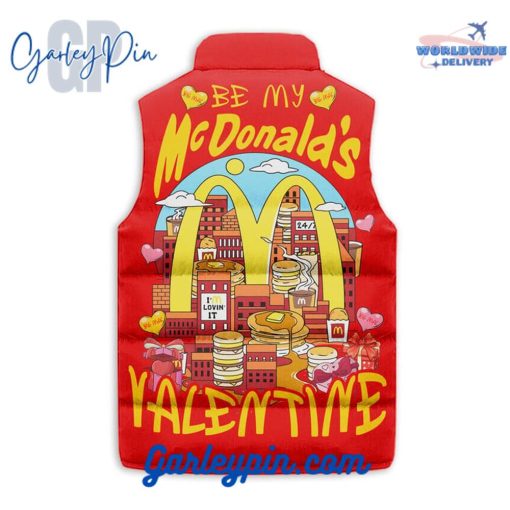 Be My McDonald’s Sleeveless Puffer Jacket