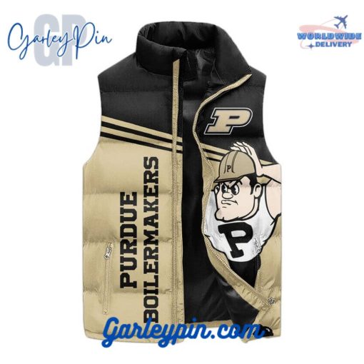 Boilermakers Sleeveless Puffer Jacket