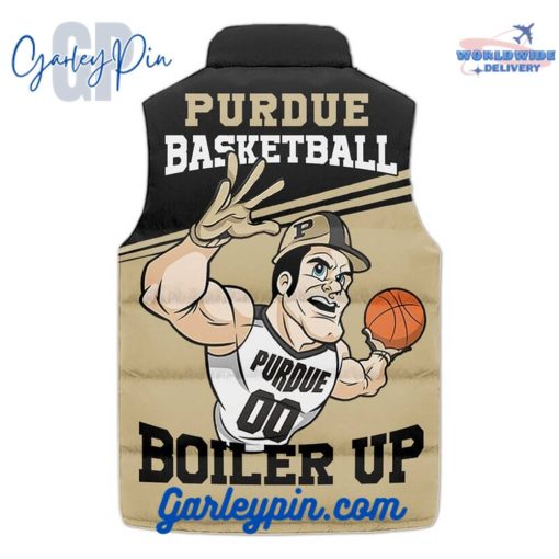 Boilermakers Sleeveless Puffer Jacket