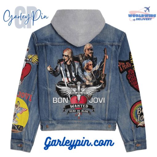 Bon Jovi Wanted Dead Or Alive Denim Jacket