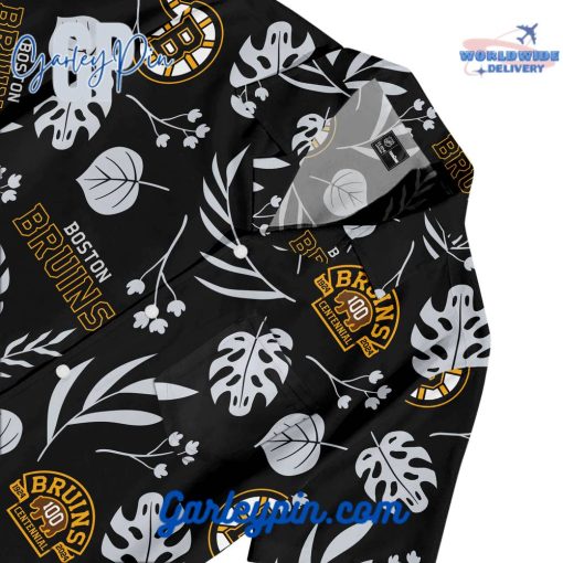 Boston Bruins Icebound Elegance Hawaiian Set