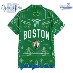 Boston Celtics Illustration Hawaiian Set