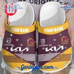 Brisbane Broncos Custom Name Crocs