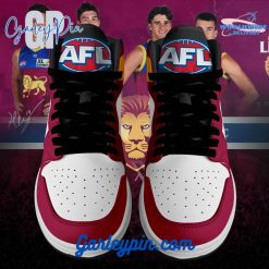 Brisbane Lions Custom Name Air Jordan 1 Sneaker