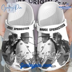 Bruce Springsteen Black And White Custom Name Crocs