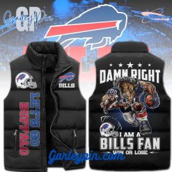 Buffalo Bills I Am A Bills Fan Sleeveless Puffer Jacket