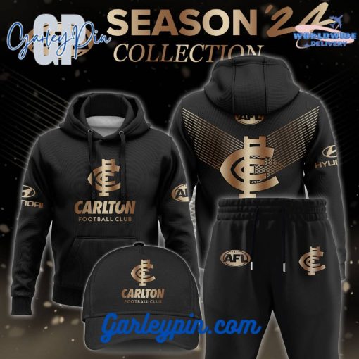 Carlton Blues Gold Combo Hoodie Pants Cap