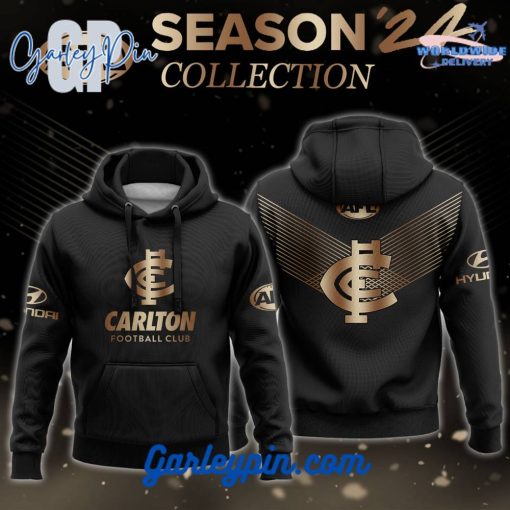 Carlton Blues Gold Combo Hoodie Pants Cap