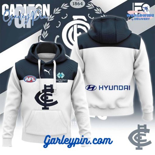 Carlton Blues White Combo Hoodie Pants