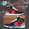 Calgary Flames Custom Name Air Jordan 1 Sneaker