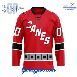 Carolina Hurricanes Custom Name Reverse Retro Hockey Jersey