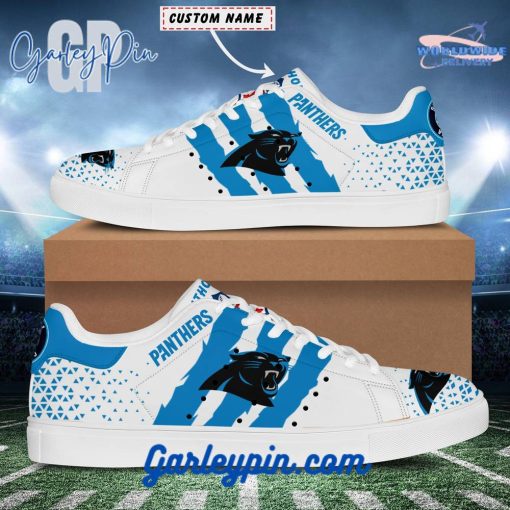 Carolina Panthers Custom Name Stan Smith Shoes