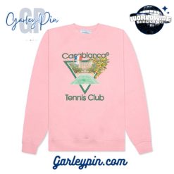Casablanca Tennis Club Pink Sweatshirt