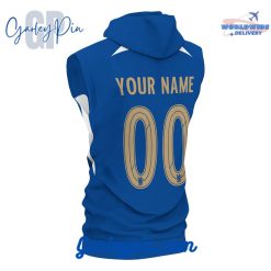 Chelsea Home Kits Custom Name Sleeveless Hoodie