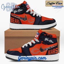 Chicago Bears Custom Name Air Jordan 1 Sneaker