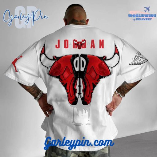 Chicago Bulls Jordan Letter Printed T-shirt