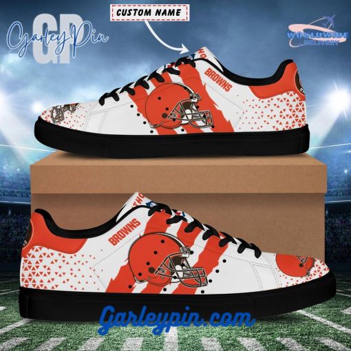 Cleveland Browns Custom Name Stan Smith Shoes