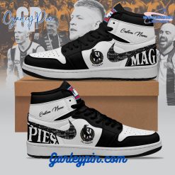 Collingwood Magpies Custom Name Air Jordan 1 Sneaker