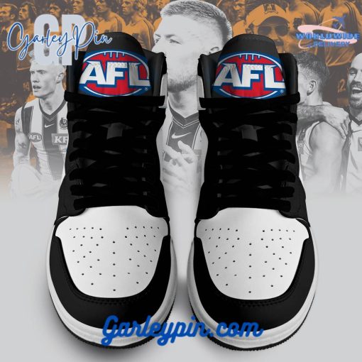 Collingwood Magpies Custom Name Air Jordan 1 Sneaker