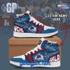 Columbus Blue Jackets Custom Name Air Jordan 1 Sneaker