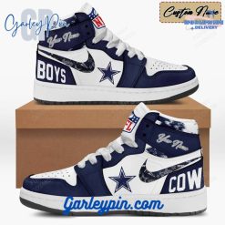 Dallas Cowboys Custom Name Air Jordan 1 Sneaker