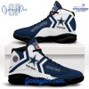 Dallas Cowboys Custom Name White Sole  Air Jordan 13