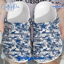Dallas Cowboys Custom Name Crocs