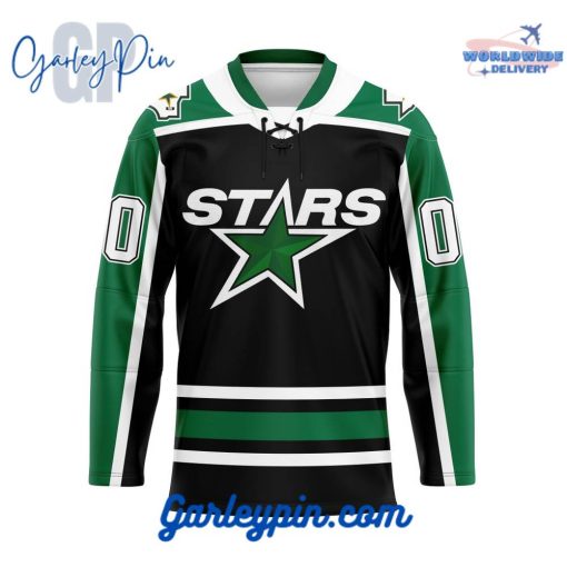 Dallas Stars Custom Name Reverse Retro Hockey Jersey