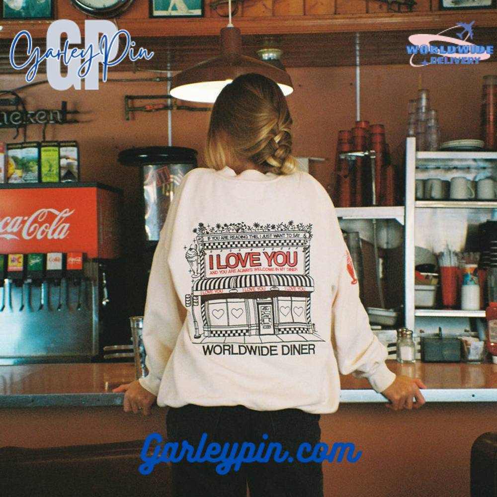 Dandy Worldwide “Diner” Cream Sweatshirt