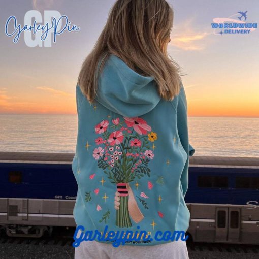 Dandy Worldwide “Gift Giving” Oversized Lux Blue Hoodie