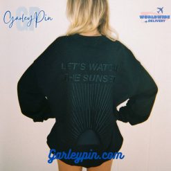 Dandy Worldwide “Let’s Watch the Sunset” Black Sweatshirt