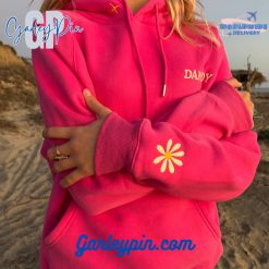 Dandy Worldwide “Physical Touch” Oversized Hot Pink Hoodie