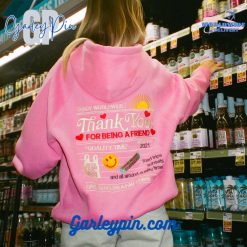 Dandy Worldwide “Quality Time” Oversized Lux Pink Hoodie