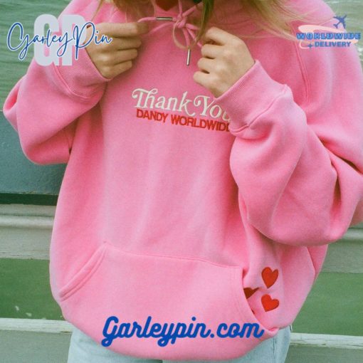 Dandy Worldwide “Quality Time” Oversized Lux Pink Hoodie