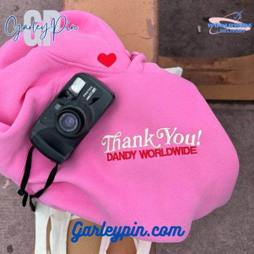 Dandy Worldwide “Quality Time” Oversized Lux Pink Hoodie