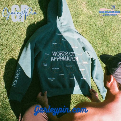 Dandy Worldwide “Words of Affirmation” Oversized Lux Green Hoodie