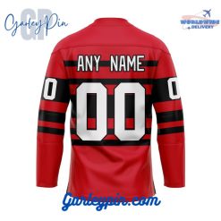 Detroit Red Wings Custom Name Reverse Retro Hockey Jersey