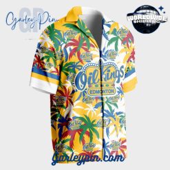 Edmonton Oil Kings Custom Name Hawaiian Shirt