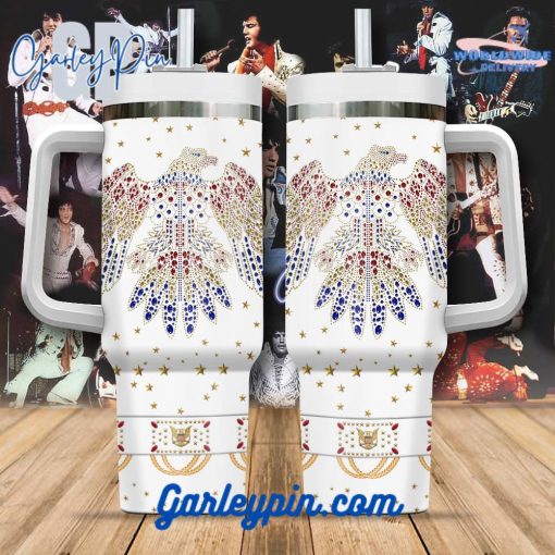 Elvis Presley Eagle Rhinestones Stanley Tumbler 40oz