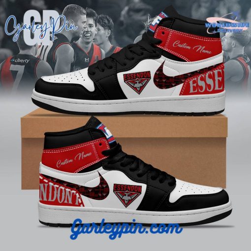 Essendon Bombers Custom Name Air Jordan 1 Sneaker