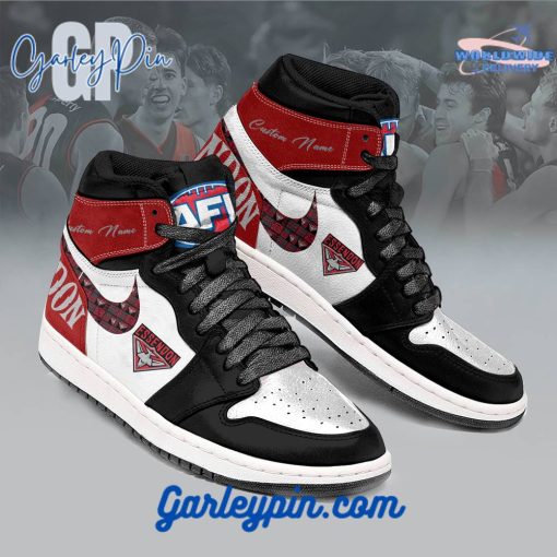 Essendon Bombers Custom Name Air Jordan 1 Sneaker