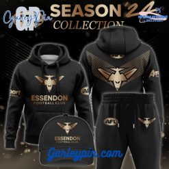 Essendon Bombers Gold Gold Combo Hoodie Pants Cap