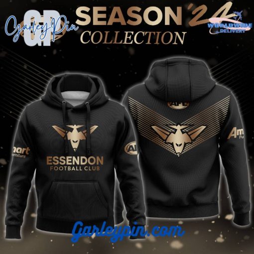 Essendon Bombers Gold Gold Combo Hoodie Pants Cap