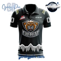 Everett Silvertips Custom Name Polo Shirt