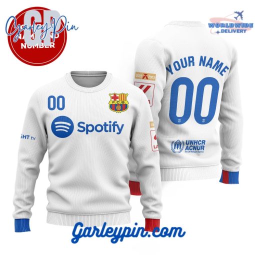 FC Barcenola Away Kits Custom Name Sweater