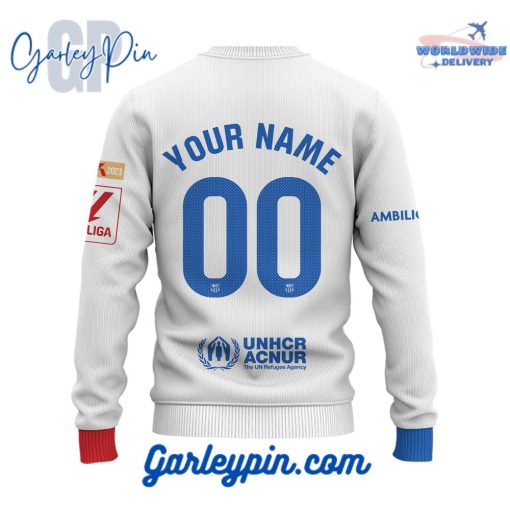 FC Barcenola Away Kits Custom Name Sweater