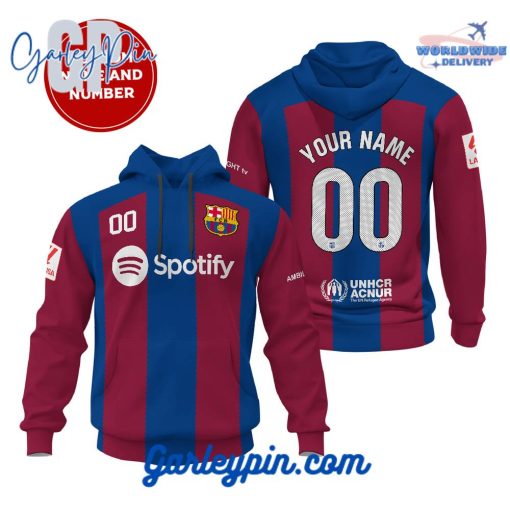 FC Barcenola Home Kits Custom Name Hoodie