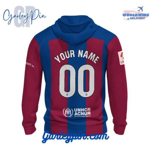 FC Barcenola Home Kits Custom Name Hoodie