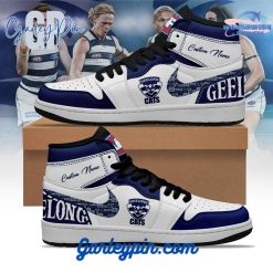 Geelong Cats Custom Name Air Jordan 1 Sneaker